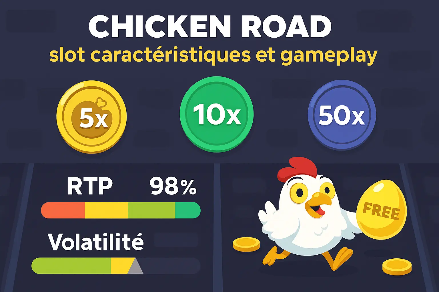 Chicken Road slot caractéristiques et gameplay
